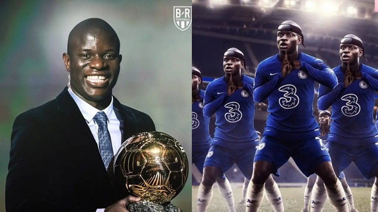 Disebut Calon Pemenang Ballon D'Or, 6 Editan Foto N'Golo Kante Ini Kocak