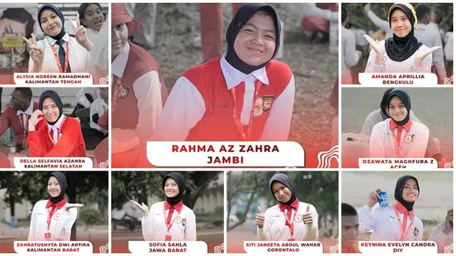 6 Potret Anggota Paskibraka di IKN, 18 Orang Lepas Hijab