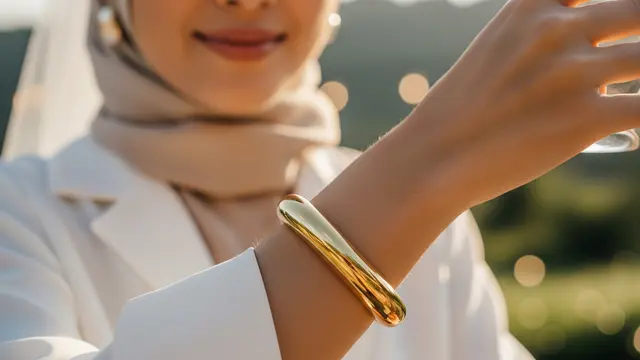 Gelang Emas Ringan