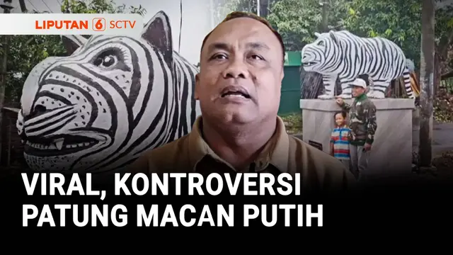 Viral, Kontroversi Patung Macan Putih