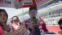 Pebalap Ducati, Jorge Lorenzo, menilai motor Ducati Desmosedici yang dikendarainya musim ini benar-benar berbeda dengan motor Yamaha. (AFP)