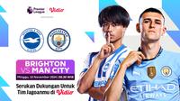Siaran Langsung Liga Inggris: Brighton vs Manchester City di Vidio.com. (sumber: doc.vidio.com)