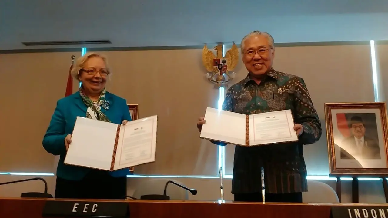 Kementerian Perdagangan (Kemendag) menandatangani komitmen penandatanganan perjanjian dagang atau Memorandum of Cooperation (MoC) dengan negara Eurasia.