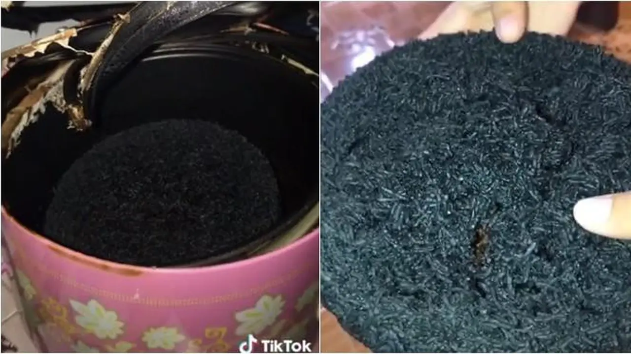 6 Potret Masak Nasi Hingga Gosong Ini Tak Sesuai Ekspektasi, Bikin Kecewa