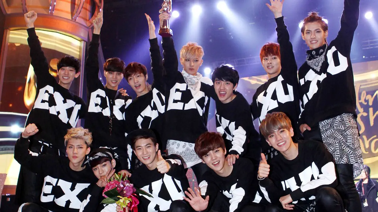 EXO Berhasil Singkirkan Super Junior-M di Tangga Lagu