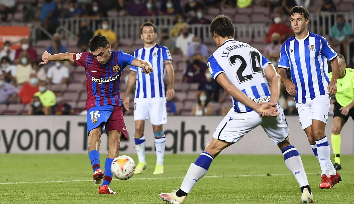 Sponsor judi dilarang karena berdampak buruk bagi masyarakat. Aturan ini berdampak bagi 3 klub liga Spanyol secara finansial karena belum mendapatkan sponsor alternatif. (Foto: AFP/Josep Lago)