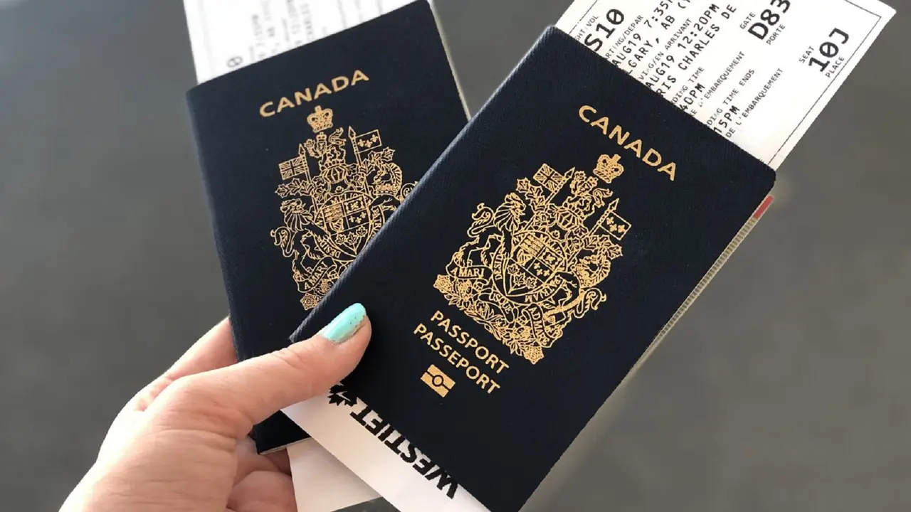 Ilustrasi visa paspor