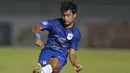 Pratama Arhan. Bek kiri berusia 19 tahun ini berlaga bersama PSIS Semarang di Kompetisi BRI Liga 1 dan baru bermain sebanyak 6 kali. (Bola.com/M. Iqbal Ichsan)