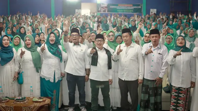 Calon wakil presiden (cawapres) nomor urut satu Muhaimin Iskandar (Cak Imin)
