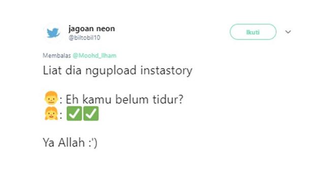 Cuitan kocak (Sumber: Twitter/@/biltobil10)