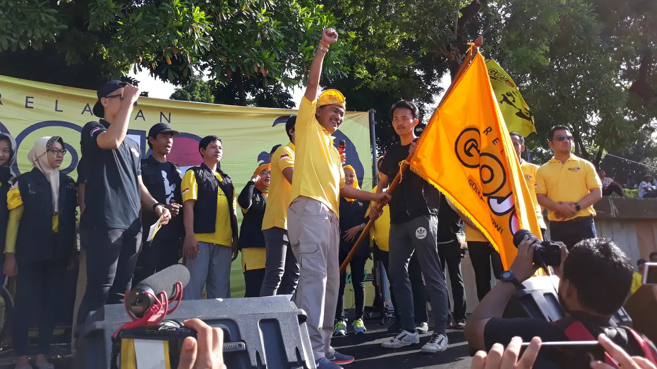 Koordinator Relawan Gojo, Rizal Mallarangeng. (Merdeka.com/Intan Umbari Prihatin)