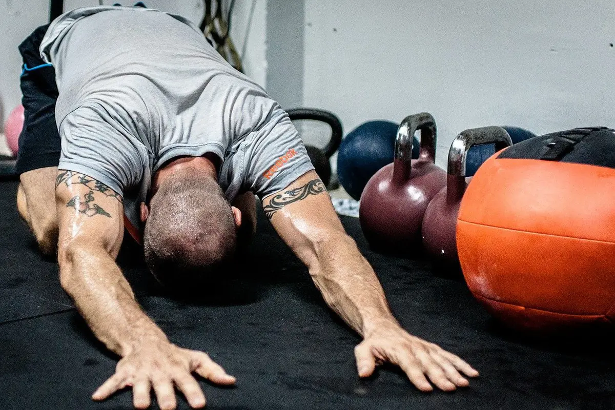 Ilustrasi olahraga, stretching
