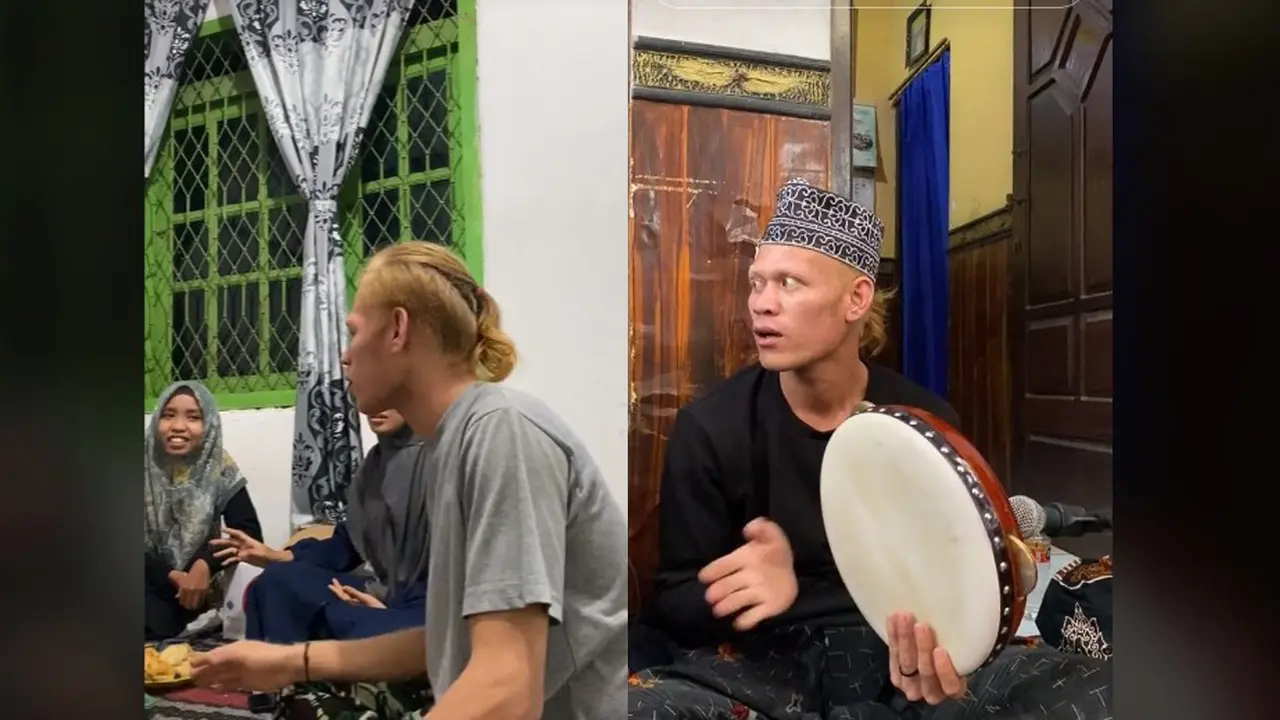 Potret Santri Mojokerto yang Disebut Mirip Erling Haaland