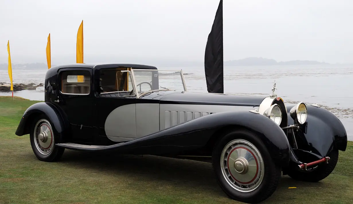 Di urutan ini Bugatti Royale Type 41 Kellner Coupe produk tahun 1931 menjadi mobil termahal dengan harga jual USD 9,8 juta pada suatu lelang di London. (www.benningcaa.com)