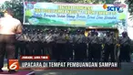Untuk peringati Hari Sampah Nasional, Polri, TNI, serta masyarakat gelar upacara di TPS Jombang, Jawa Timur.