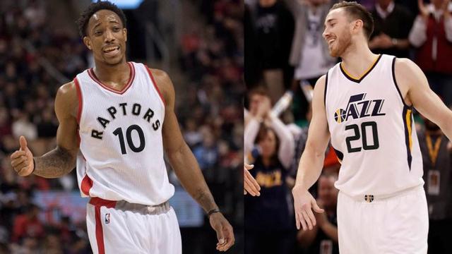 DeMar DeRozan dan Gordon Hayward