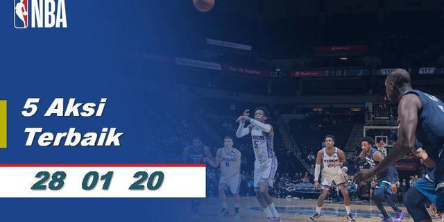 VIDEO: 5 Aksi Pemain Terbaik NBA 28 Januari 2020