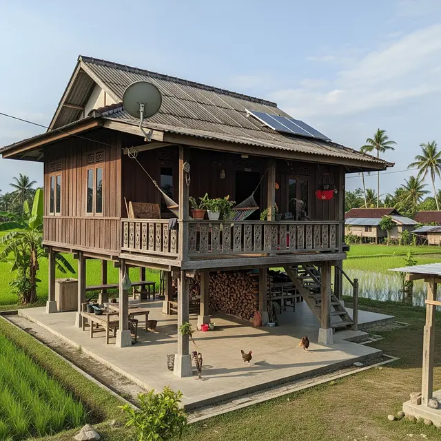 9 Rumah Sederhana Era 90-an tapi Tetap Modern di Desa, Harmoni Klasik Tak Lekang Waktu