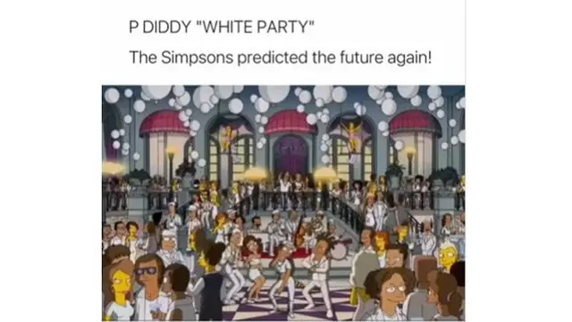 Viral Prediksi The Simpsons Tentang White Party P Diddy, Episode Tahun 2019