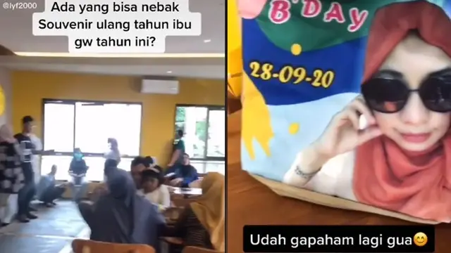 Antimainstream dan Unik, Souvenir Ulang Tahun Ibu Ini Bikin Ngakak