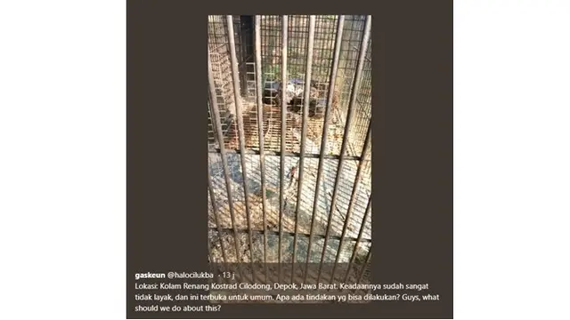 Tak Layak Huni, 4 Potret Mini Zoo Ini Bikin Miris