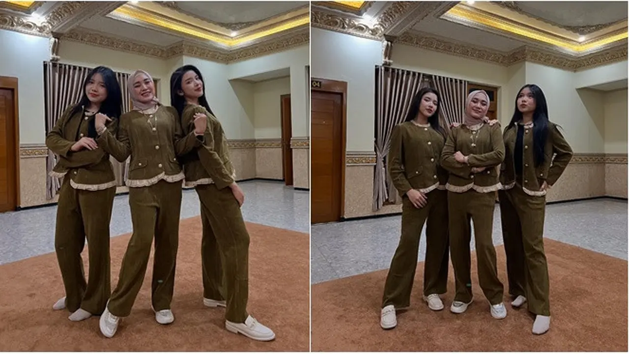 6 Potret Tiara Andini Bareng Ibu dan Adik di Momen Lebaran, Gaya Selalu Kocak