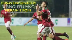 Video Timnas Indonesia U-19 yang membuang peluang meraih 3 poin saat unggul 2-0 terlebih dahulu atas Thailand di Piala AFF U-19 2016.