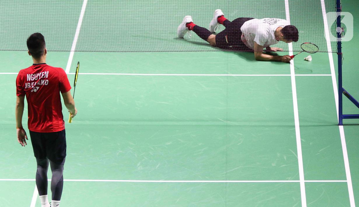 Aksi Jojo Libas Perlawanan Pebulutangkis Irlandia di Indonesia Masters 2023