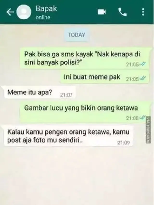 8 Chat Anak Curhat ke Ayah Ini Endingnya Absurd Banget