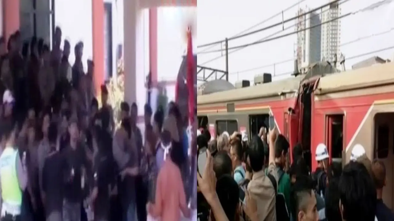 Unjuk Rasa Mahasiswa Ricuh hingga Kereta Tabrak Kereta