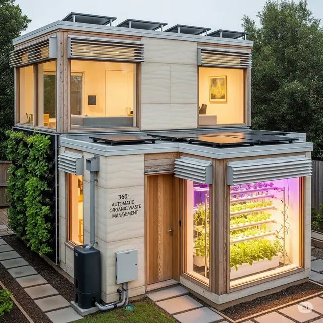 Rumah Minimalis dengan Konsep Sustainable Living 360°