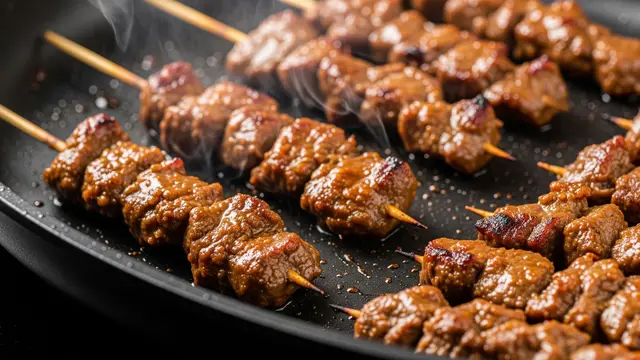 Resep Sate Daging Sapi Teflon Tanpa Arang