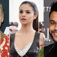Justin Bieber nampak gerah dengan lagu The Weeknd yang menyindir penyakit Selena Gomez yang hampir merenggut nyawanya itu. (Latina)