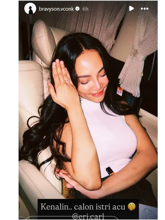 6 Potret Erika Carlina Dilamar DJ Bravy di Panggung Musik, Bahagia Pamer Cincin