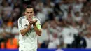 Lucas Vazquez akhirnya mengakhiri perjalanan panjangnya bersama Real Madrid. Ia meninggalkan klub dengan membawa lima gelar Liga Champions dan status legenda. (AFP/Pierre-Philippe)