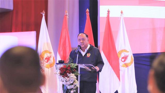 Ketum KONI Pusat Letjen TNI Purn Marciano Norman