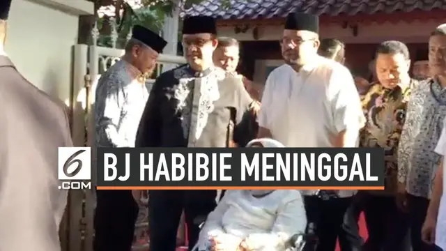 Gubernur DKi Jakarta Anies Baswesda layat rumah duka BJ Habibie Kamis pagi. Ia sempaikan harapan dan doanya untuk almarhum.