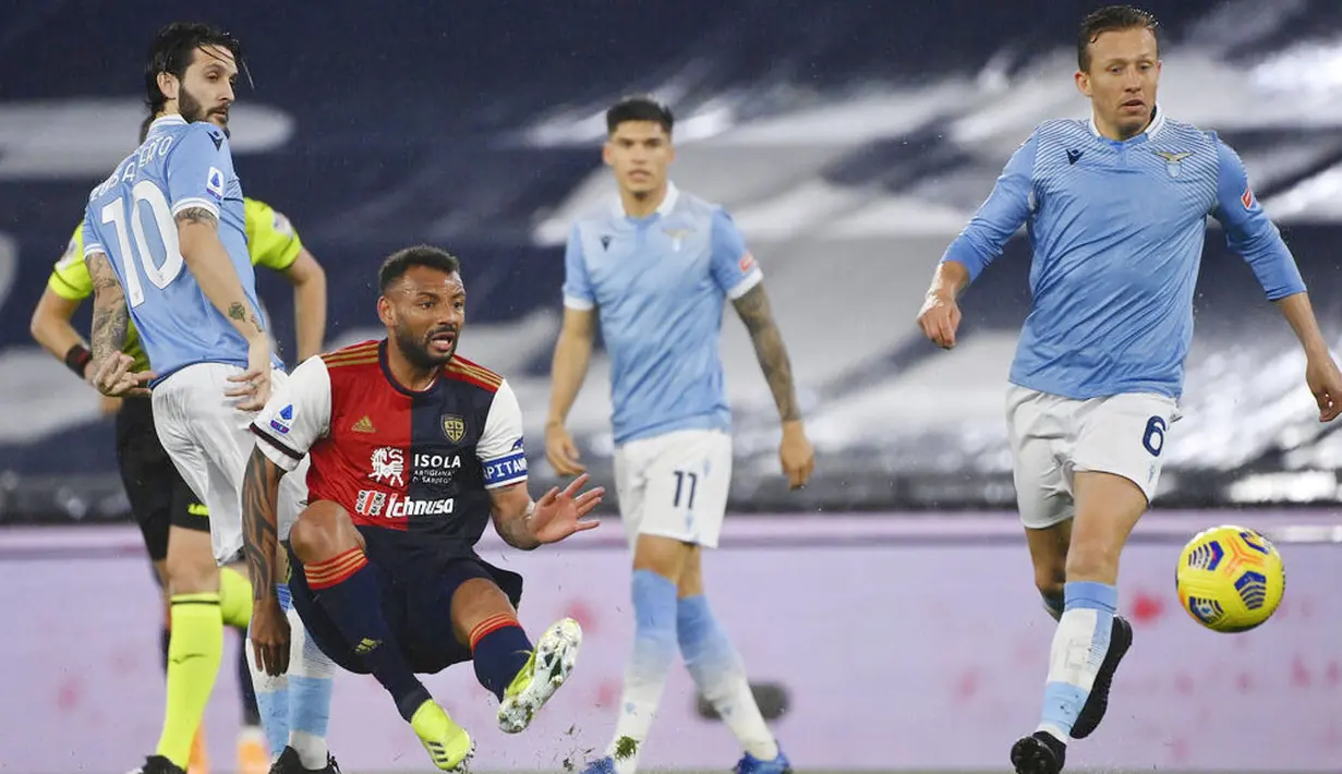 Keberhasilan ini juga membuat Lazio semakin bersemangat untuk mengejar rival sekotanya, AS roma yang berada tepat diatasnya. (Alfredo Falcone/Lapresse via AP)