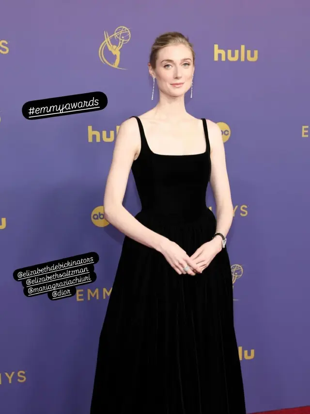 Duplikasi Gaun Balas Dendam Putri Diana, Elizabeth Debicki Raih Piala Emmy Awards 2024