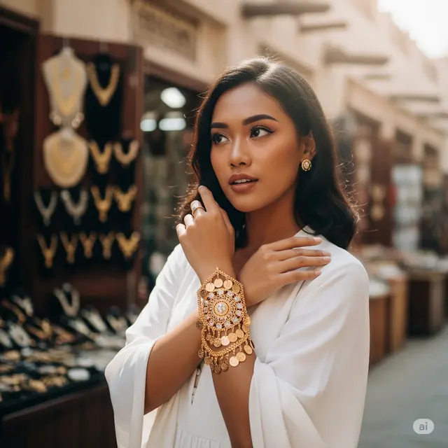 Model Gelang Dubai dan Harganya. Foto: Gemini