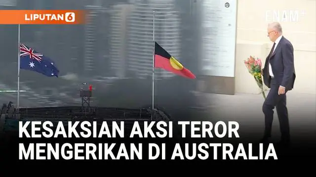 Teror Mengerikan, Bendera Australia Berkibar Setengah Tiang