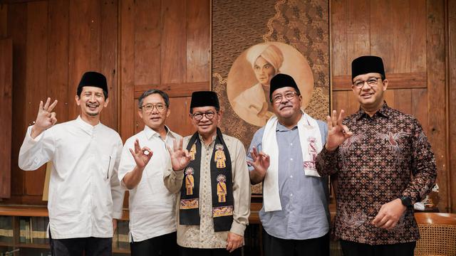 Calon Gubernur (Cagub) dan Calon Wakil Gubernur (Cawagub) Nomor Urut 3 Pramono Anung (Mas Pram) dan Rano Karno (Bang Doel) kembali bertemu dengan Gubernur DKI Jakarta 2017-2022 Anies Baswedan