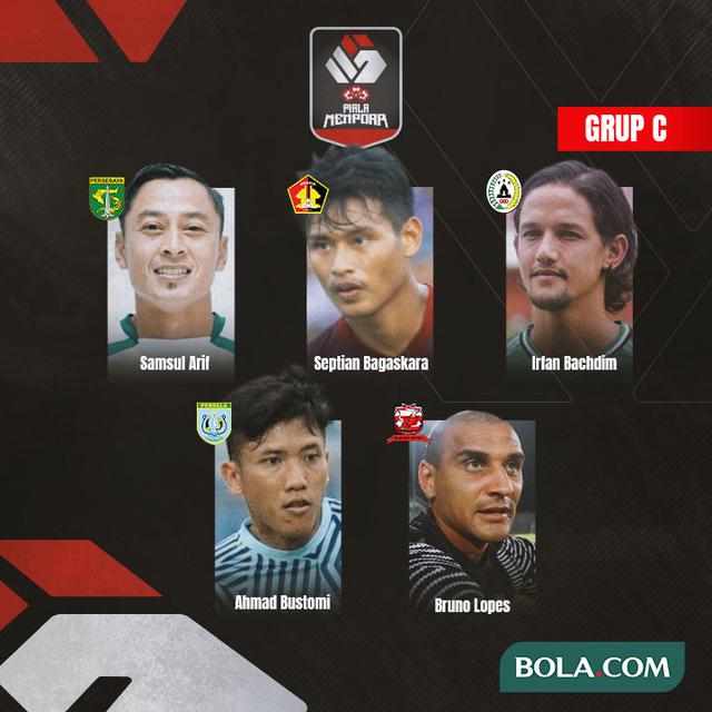 Piala Menpora - Samsul Arif, Septian Bagaskara, Irfan Bachdim, Ahmad Bustomi, Bruno Lopes