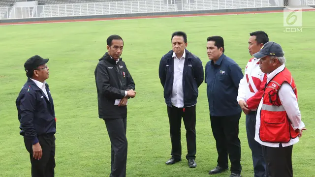 Cek Persiapan Asian Games 2018, Jokowi Pantau Komplek GBK