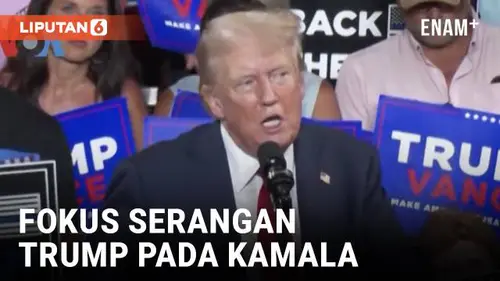 VIDEO: Donald Trump Serang Kamala Harris dalam Isu Imigrasi