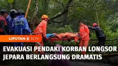 Sebanyak tiga pendaki di Jepara, Jawa Tengah, tertimpa longsor saat berkemah di area perbukitan Dukuh Jabung, Desa Tanjung. Dua orang selamat dan satu lainnya hilang.