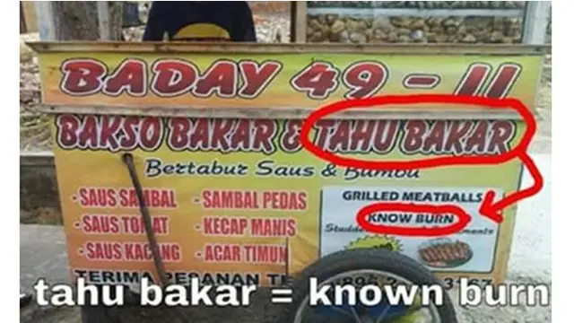 5 Potret Salah Tulis Bahasa Inggris Ini Bikin Tepuk Jidat