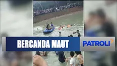 Dua mahasiswa UIN Bandar Lampung tewas tenggelam di embung kampus akibat bercanda saat merayakan ulang tahun.