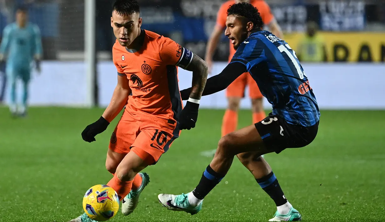 Sementara Atalanta harus puas turun ke peringkat lima. (Isabella BONOTTO / AFP)