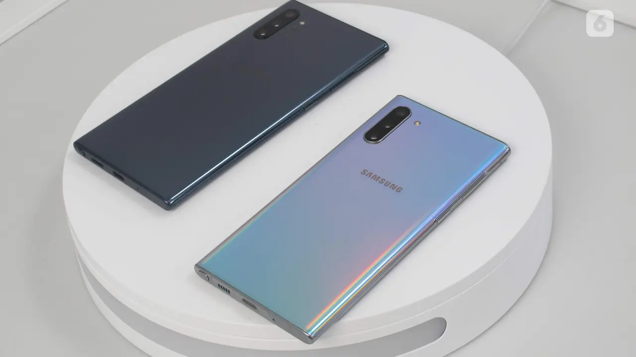 Samsung Galaxy Note 10 dan Galaxy Note 10 Plus. Liputan6.com/Istiarto Sigit Nugroho